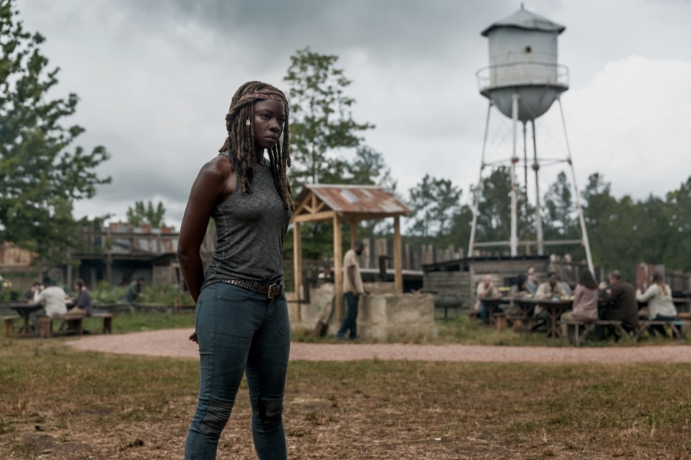 Danai Gurira as Michonne - The Walking Dead _ Season 9, Episode 2 - Photo Credit: Jackson Lee Davis/AMC